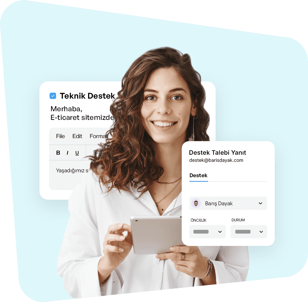 Proje sonrası yazılımsal destek sunulan e ticaret sitesi yönetimi