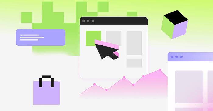 SEO uyumlu e ticaret altyapısı, içerik pazarlaması ve dijital reklam entegrasyonlarını temsil eden görsel